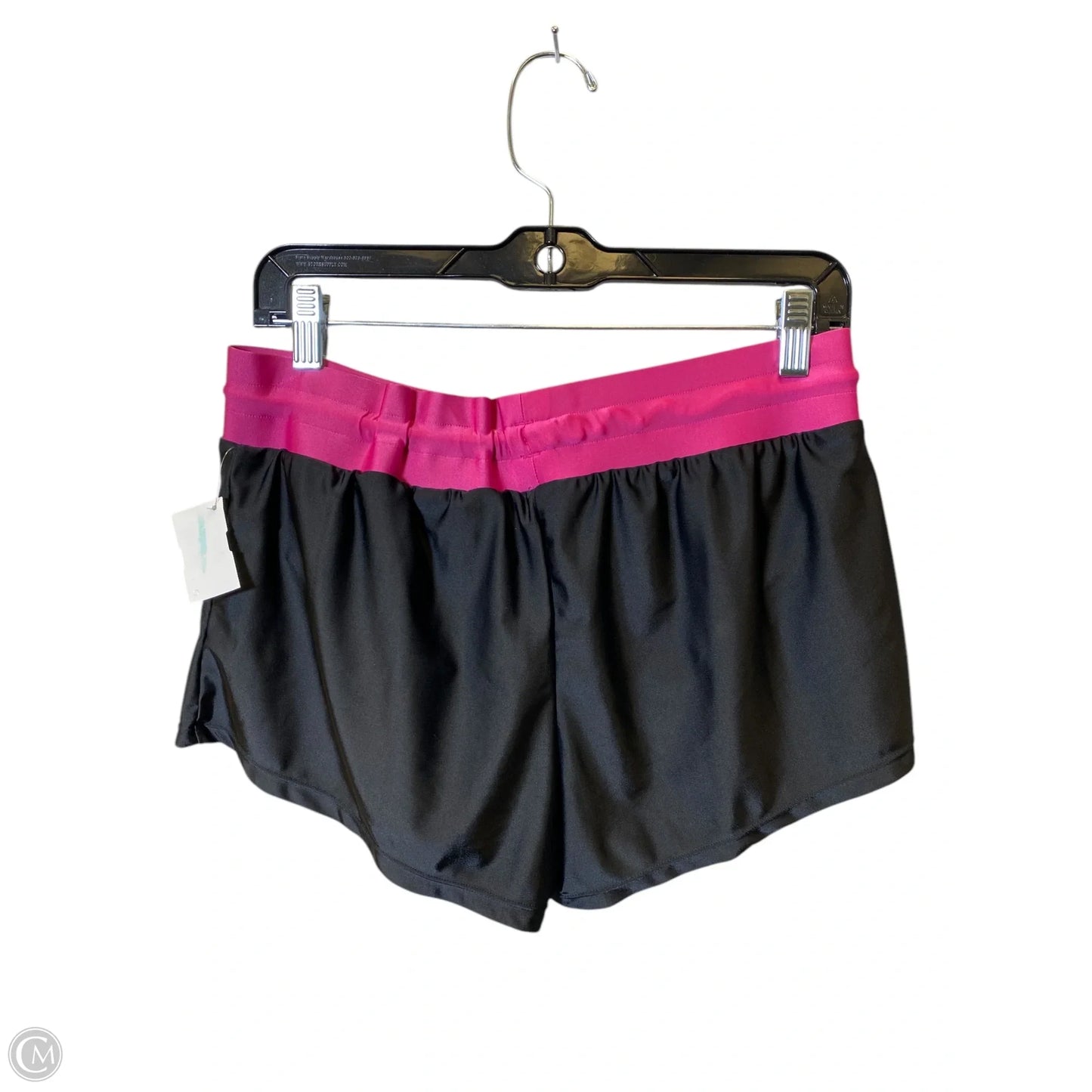Athletic Shorts By Xersion In Black & Pink, Size: M