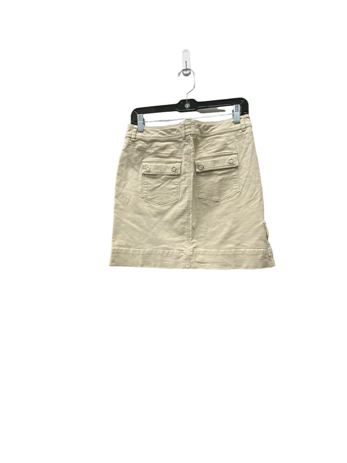 Skirt Mini & Short By White House Black Market In Tan, Size: S