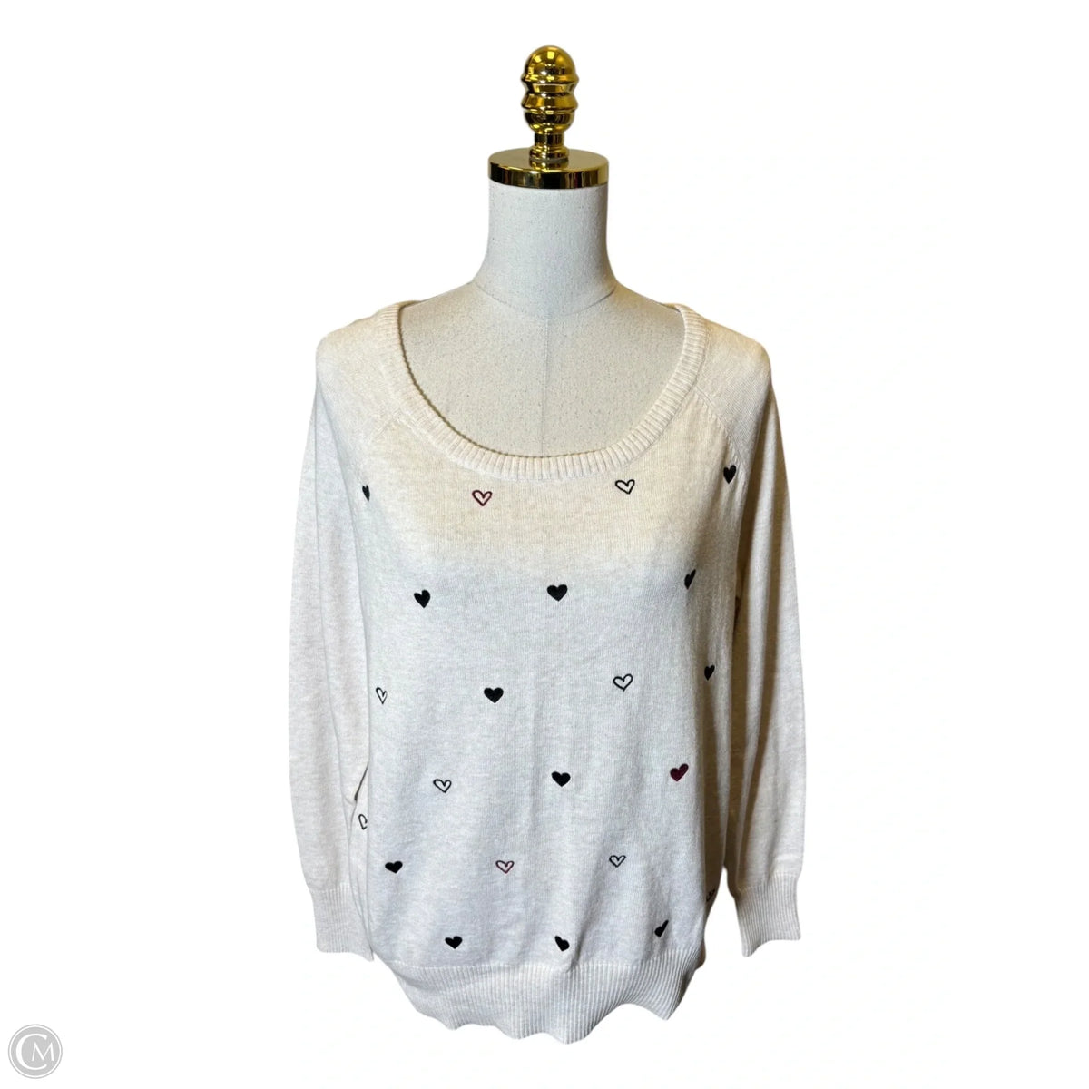 Sweater By Torrid In Cream, Size: L