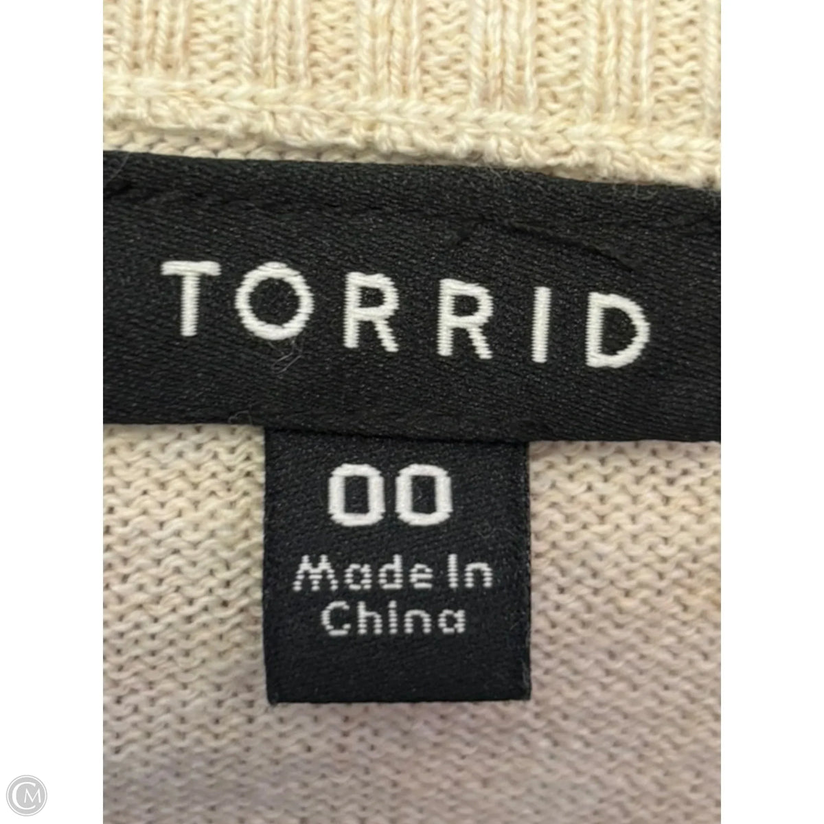 Sweater By Torrid In Cream, Size: L