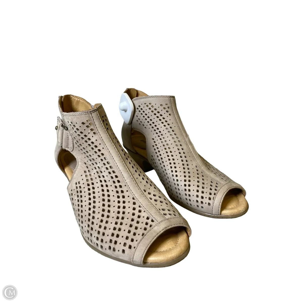 Shoes Heels Block By Earth In Brown, Size: 8.5