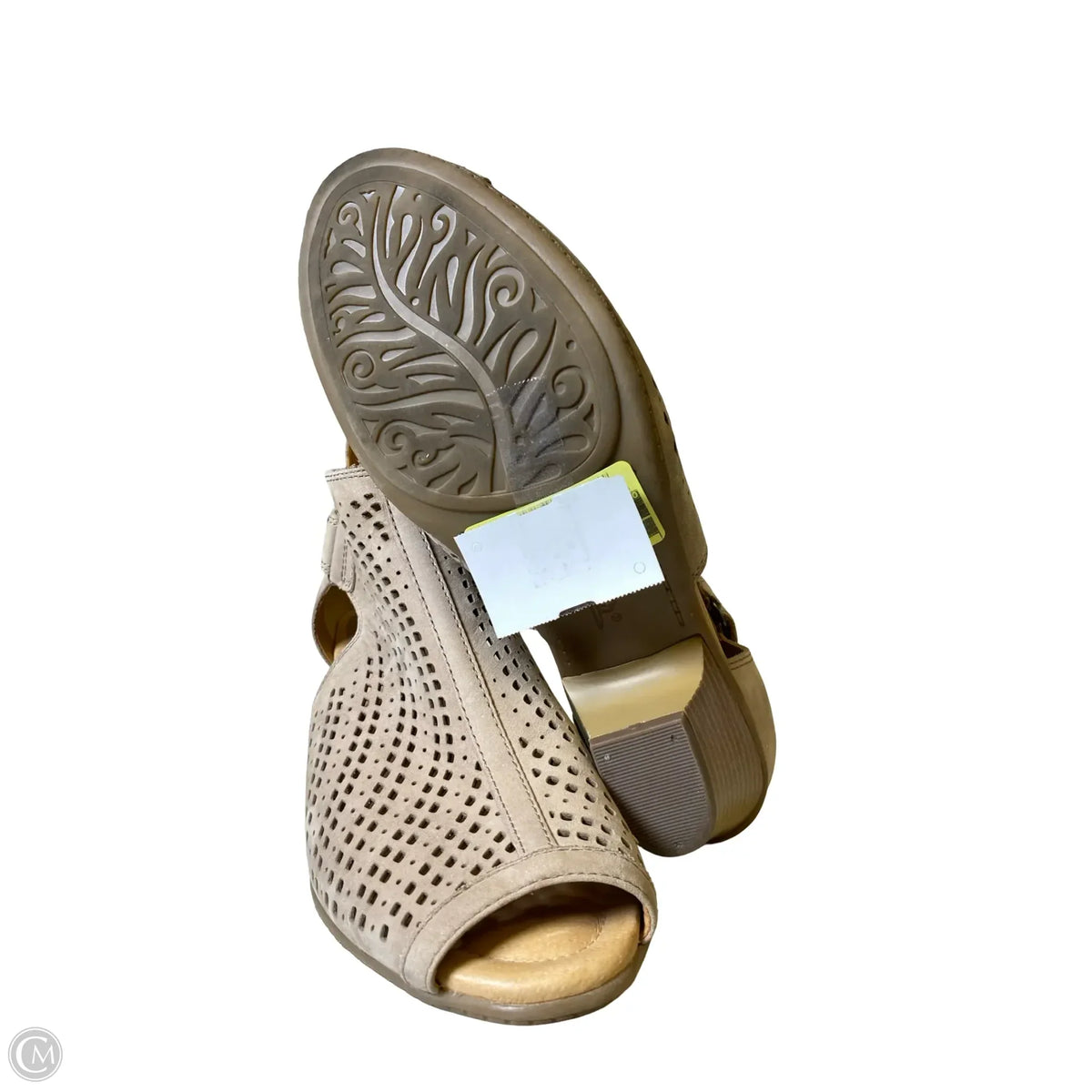 Shoes Heels Block By Earth In Brown, Size: 8.5