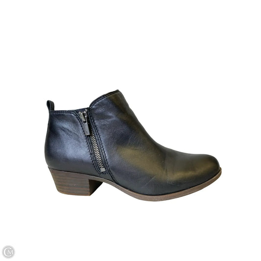 Boots Ankle Heels By Lucky Brand In Black, Size: 8.5W