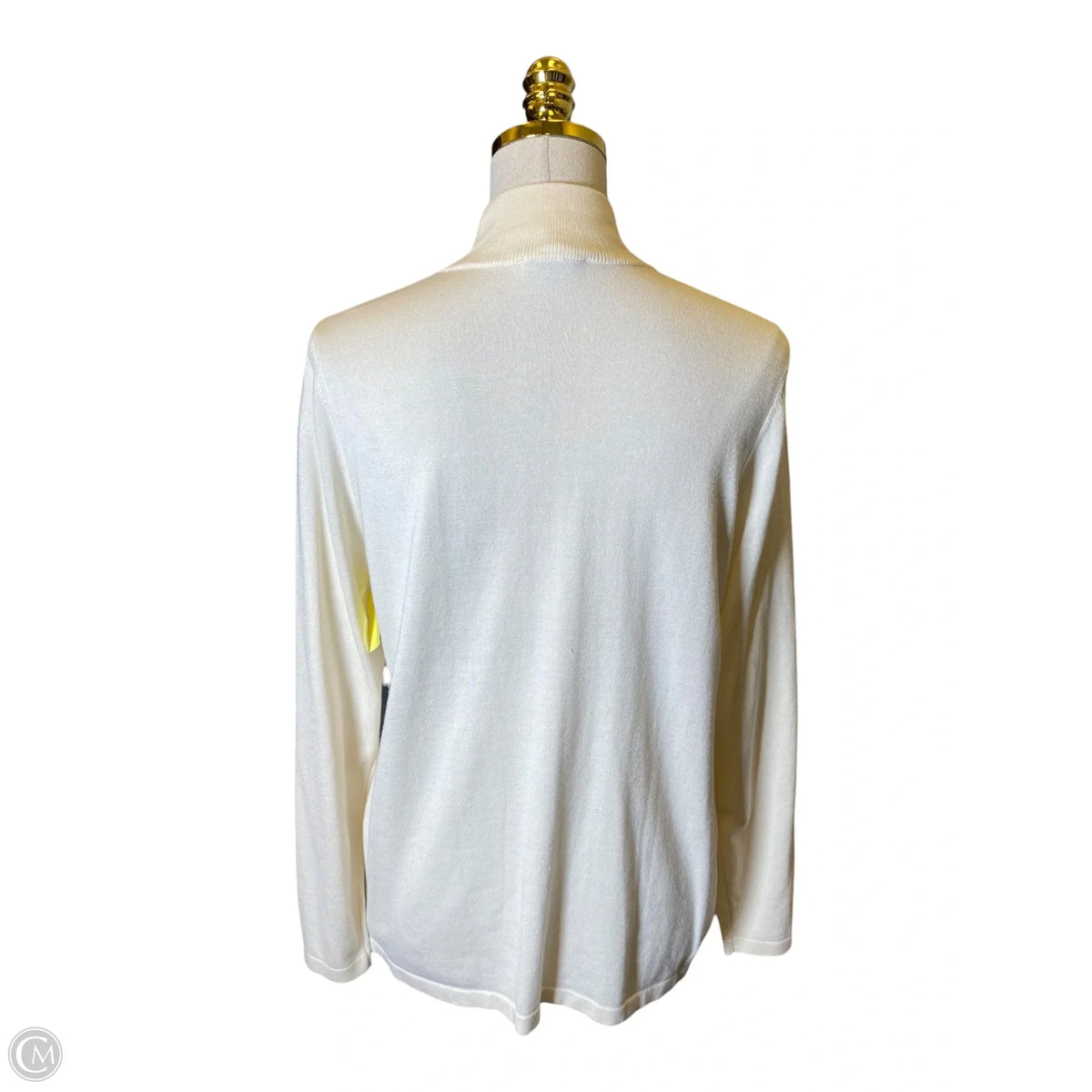 Sweater By Chicos In Cream, Size: M