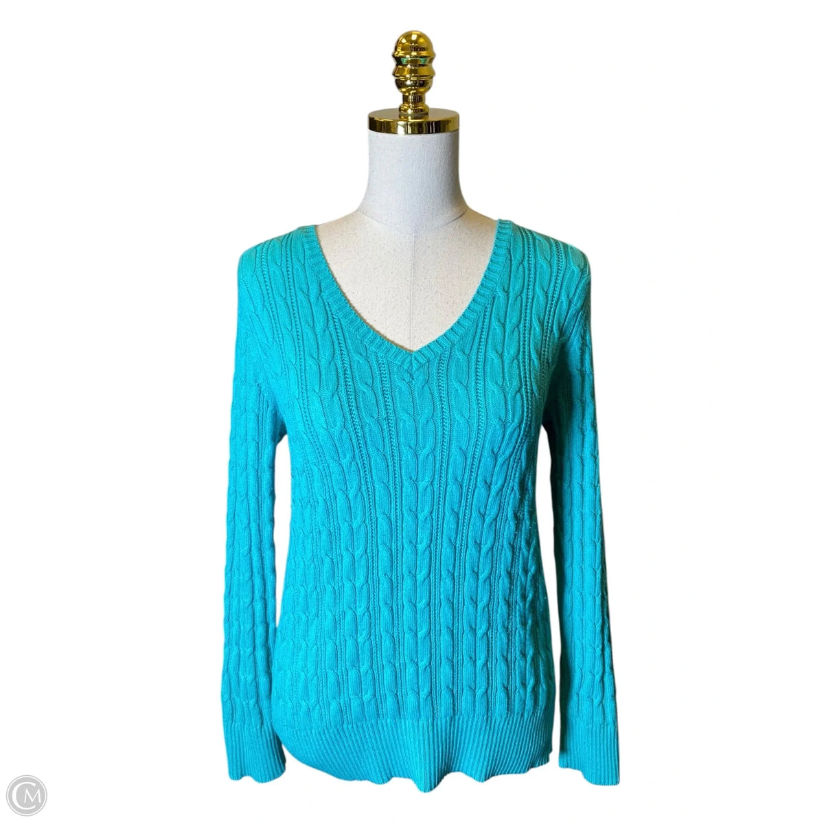 Sweater By St Johns Bay In Aqua, Size: L