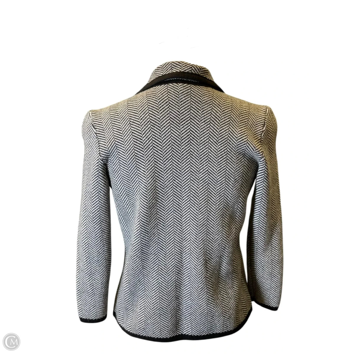 Blazer By Ann Taylor In Black & Grey, Size: Xs