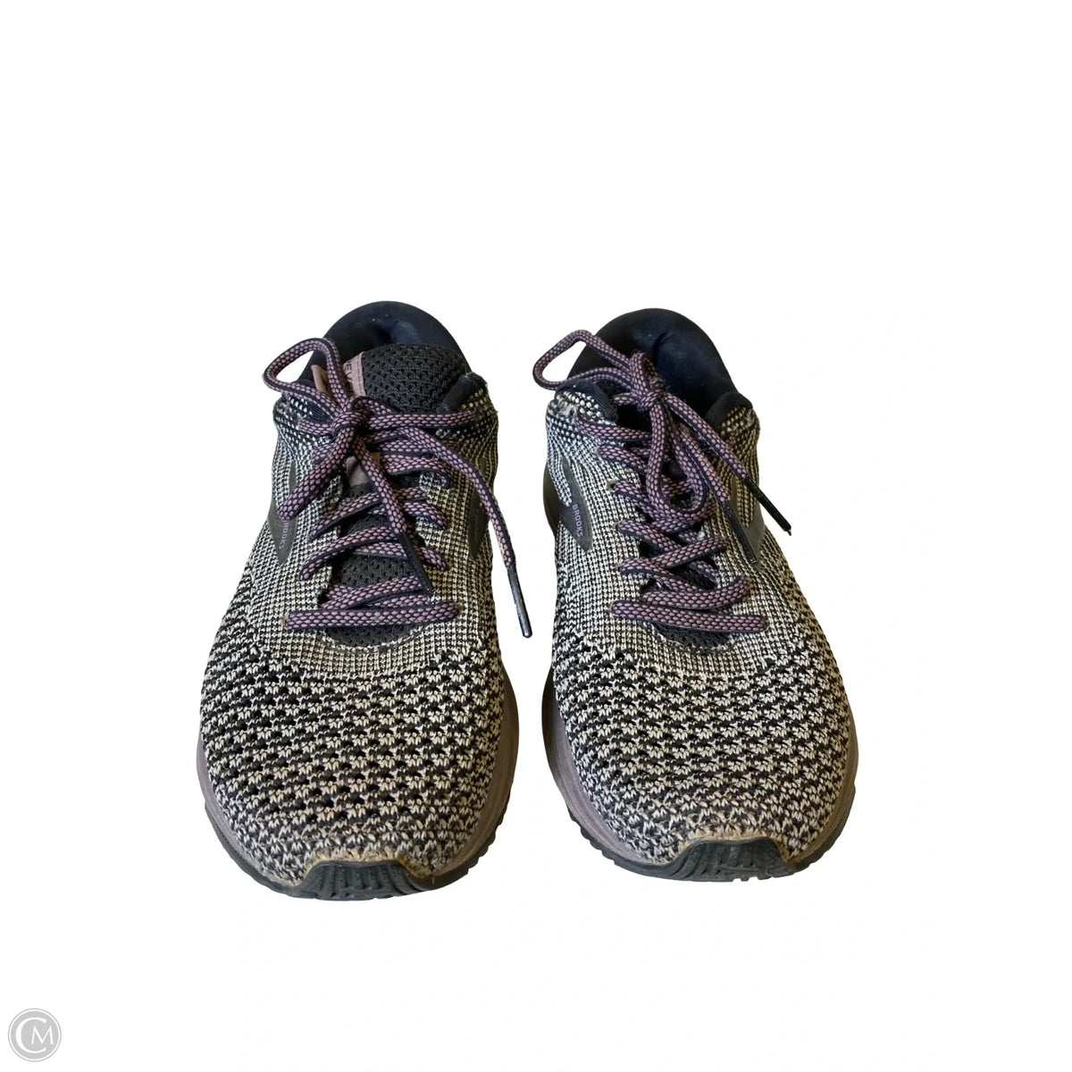 Shoes Athletic By Brooks In Grey & Purple, Size: 6.5