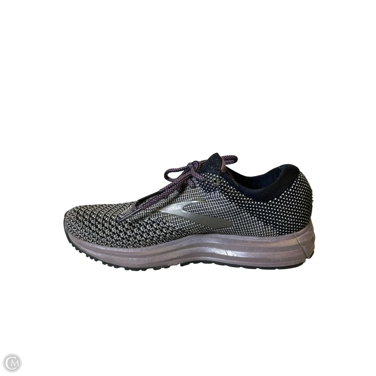 Shoes Athletic By Brooks In Grey & Purple, Size: 6.5