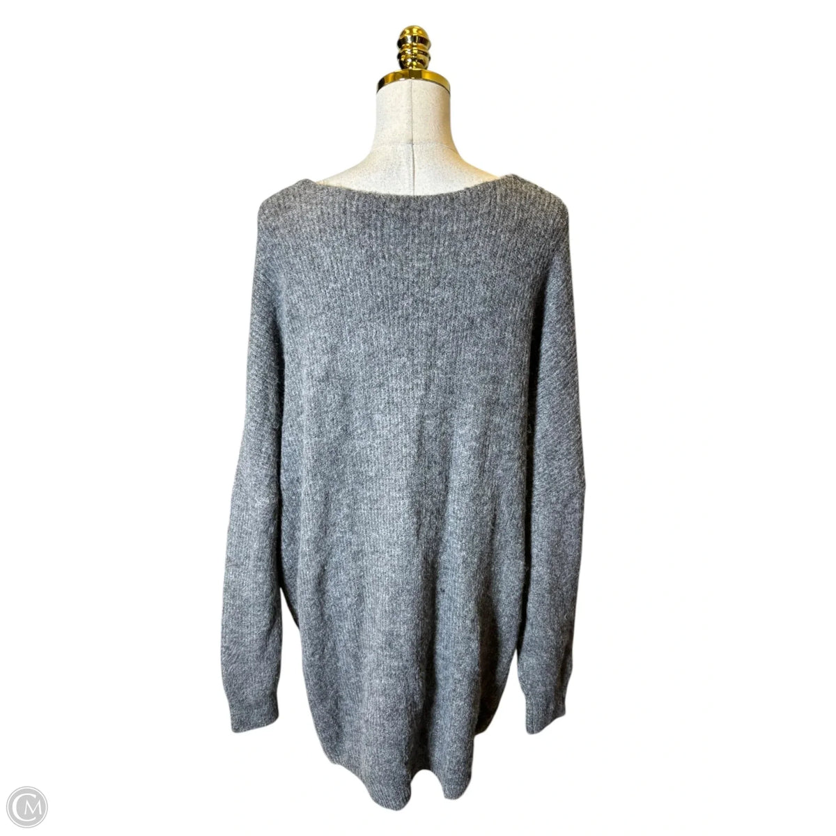 Sweater By Windsor In Grey, Size: L