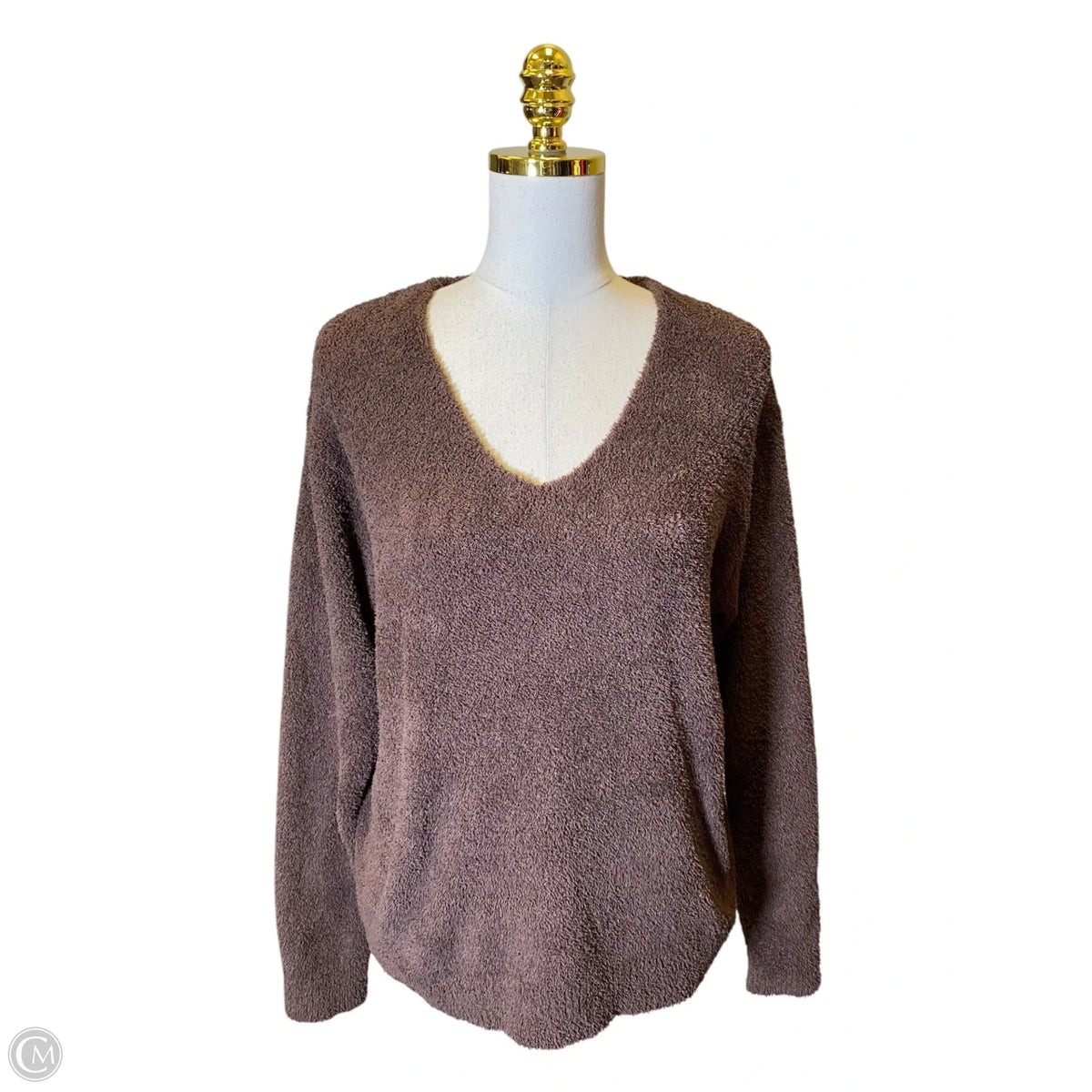Sweater By Clothes Mentor In Brown, Size: M