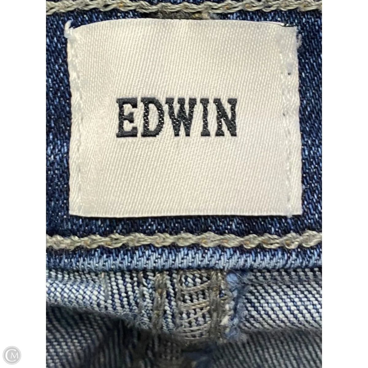 Jeans Designer By Edwin In Blue Denim, Size: 4