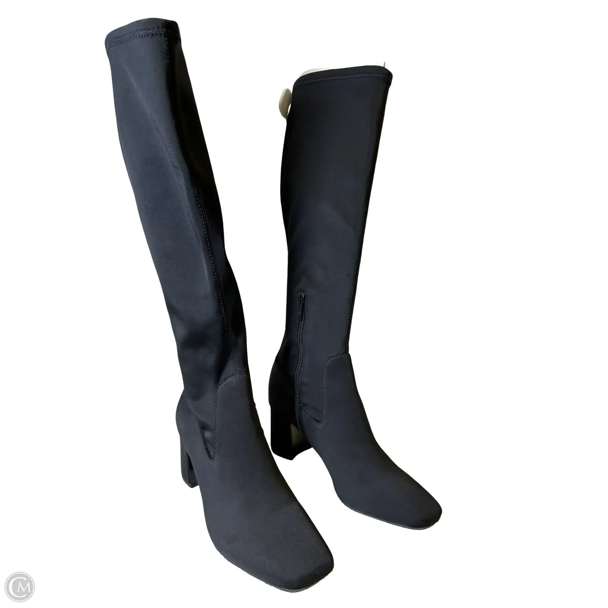 Boots Knee Heels By Donald Pliner In Black, Size: 8