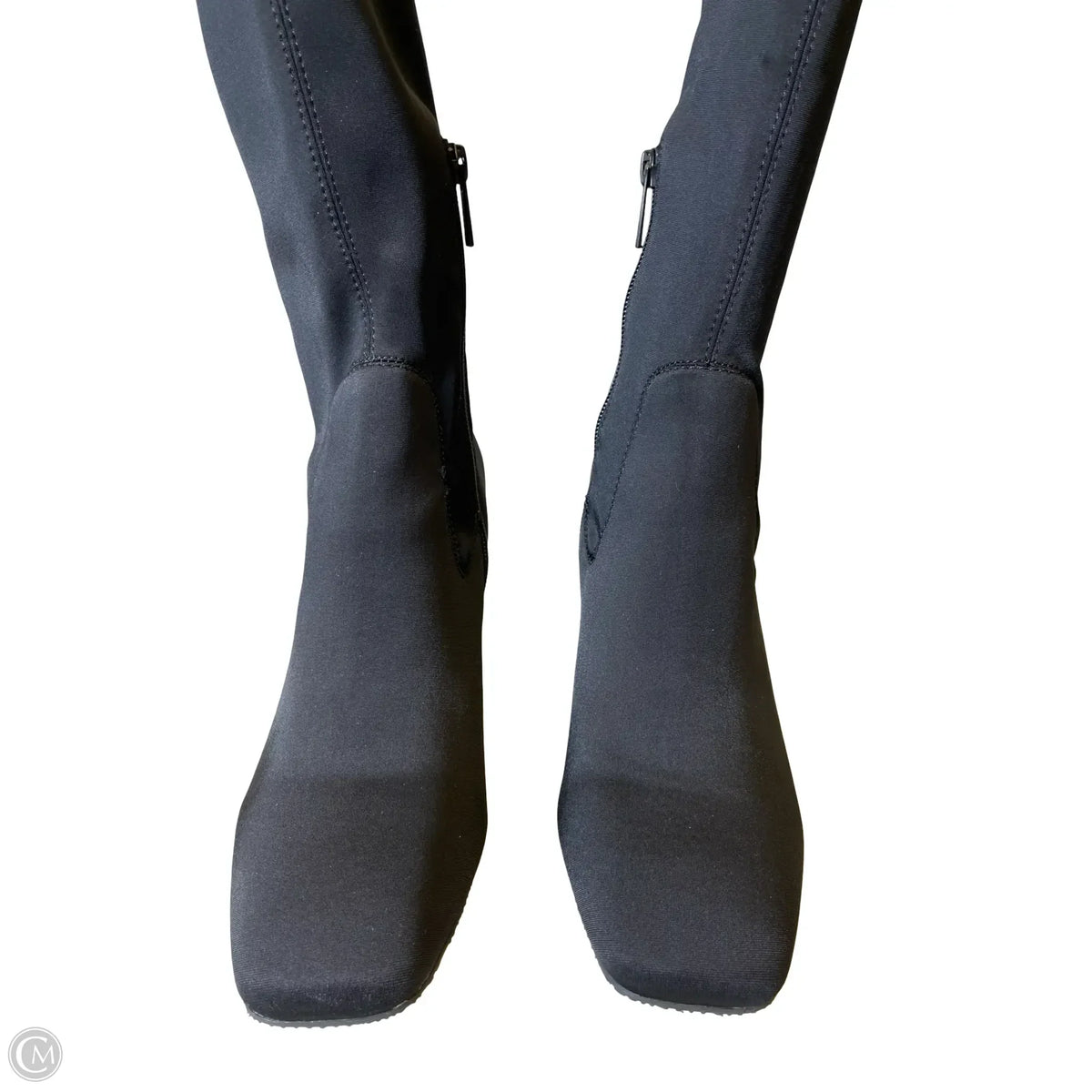 Boots Knee Heels By Donald Pliner In Black, Size: 8