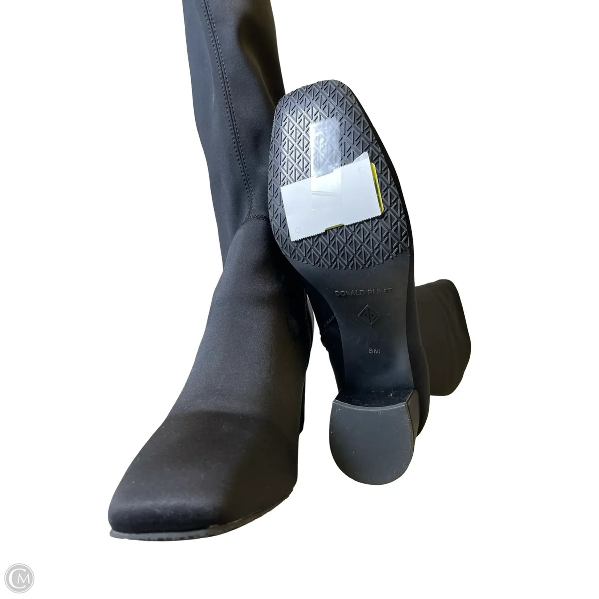 Boots Knee Heels By Donald Pliner In Black, Size: 8