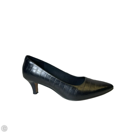 Shoes Heels Kitten By Clarks In Black, Size: 10