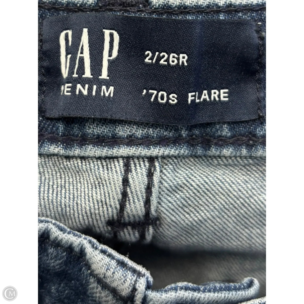 Jeans Flared By Gap In Blue Denim, Size: 2