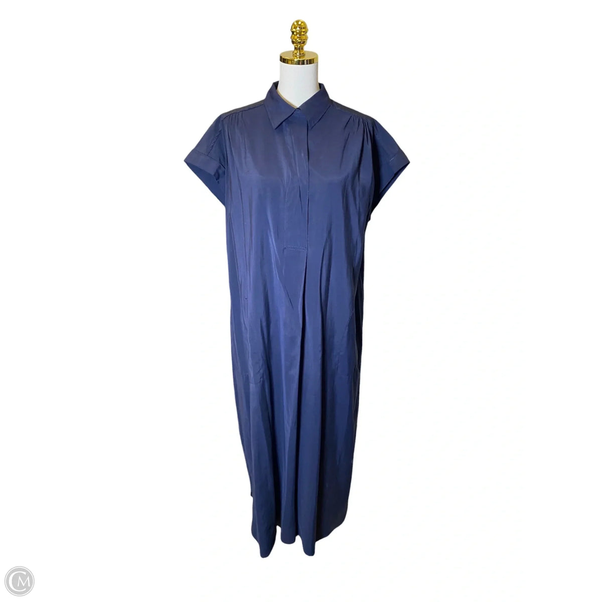 Dress Casual Maxi By Max Studio In Navy, Size: L