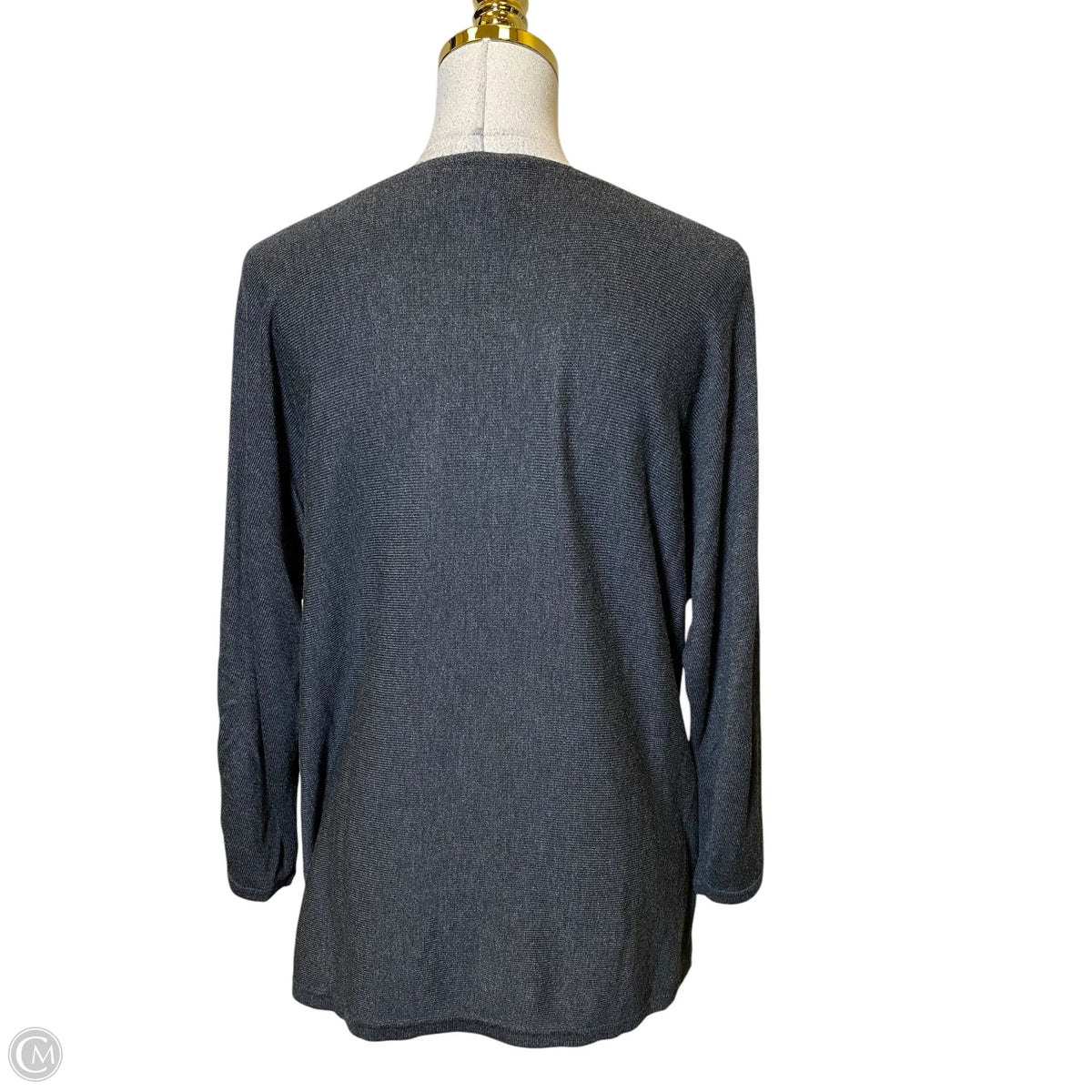 Sweater By Chicos In Grey, Size: M