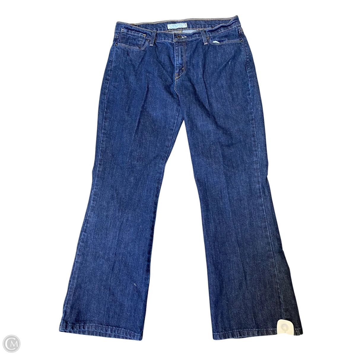 Jeans Boot Cut By Levis In Blue Denim, Size: 14