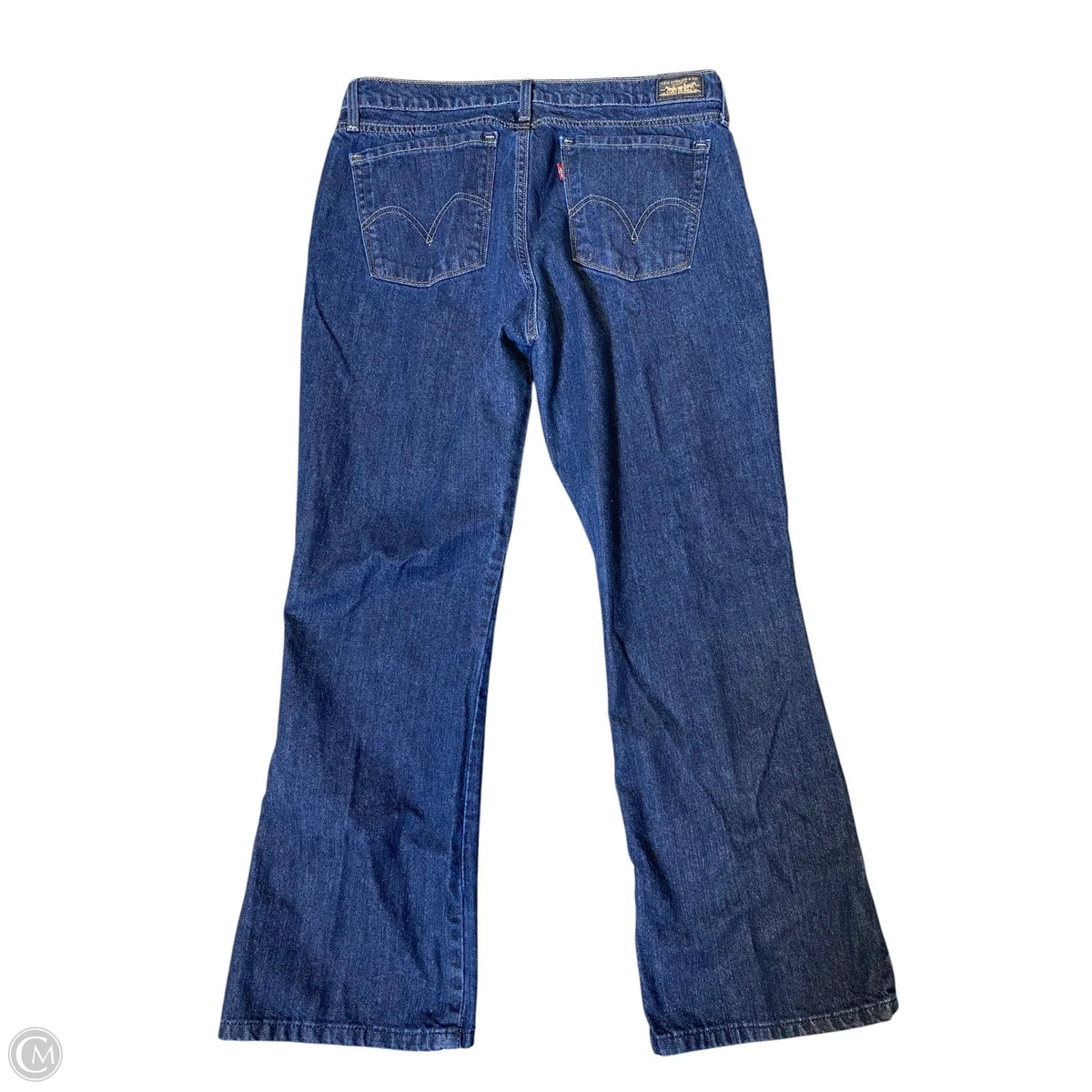 Jeans Boot Cut By Levis In Blue Denim, Size: 14
