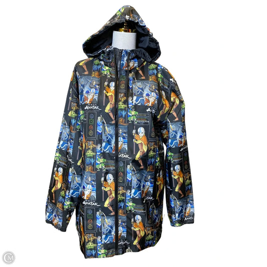 Jacket Windbreaker By Clothes Mentor In Multi-colored, Size: Xl