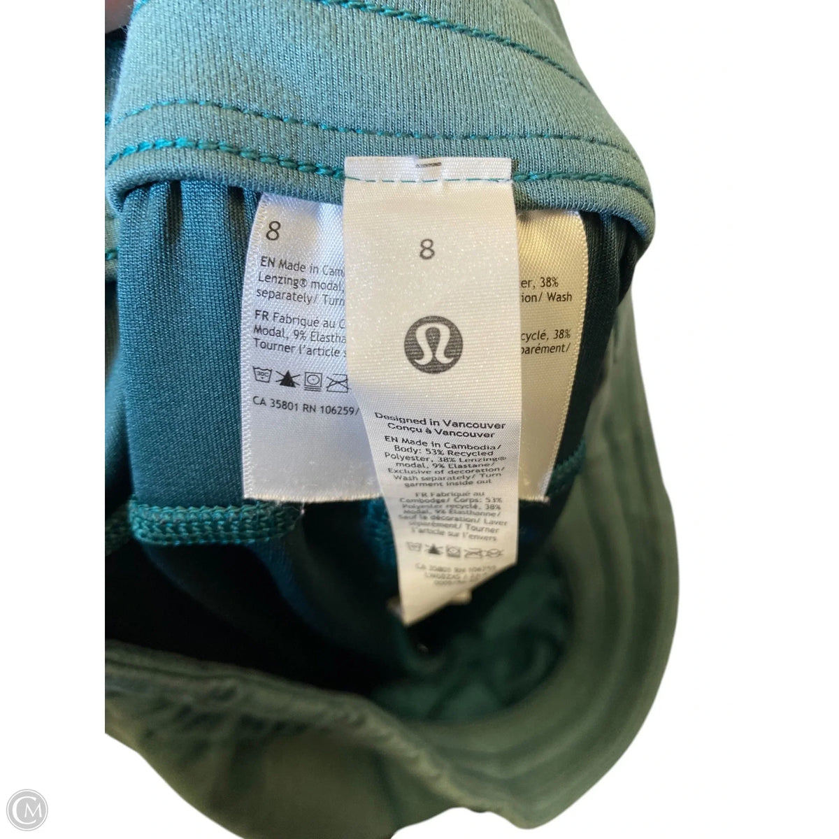 Athletic Pants By Lululemon In Green, Size: 8