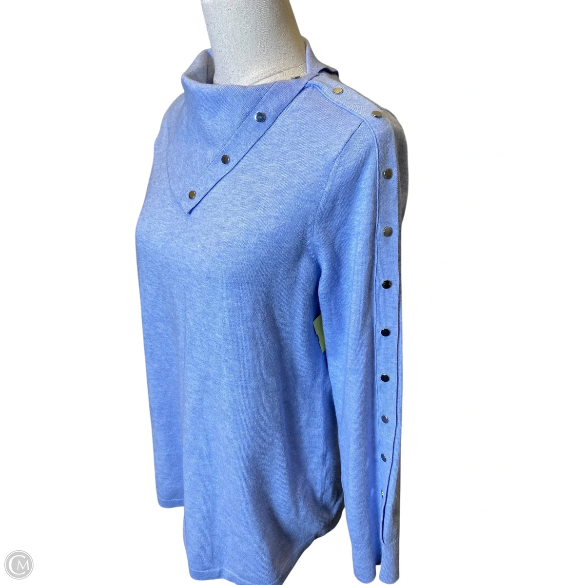 Sweater By Chicos In Blue, Size: M