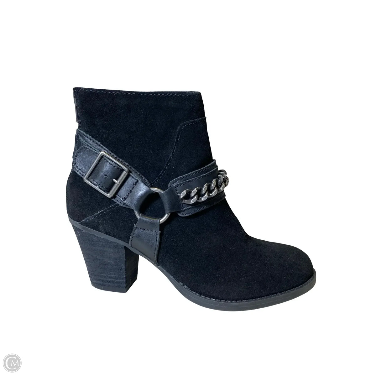 Boots Ankle Heels By Reba In Black, Size: 5.5