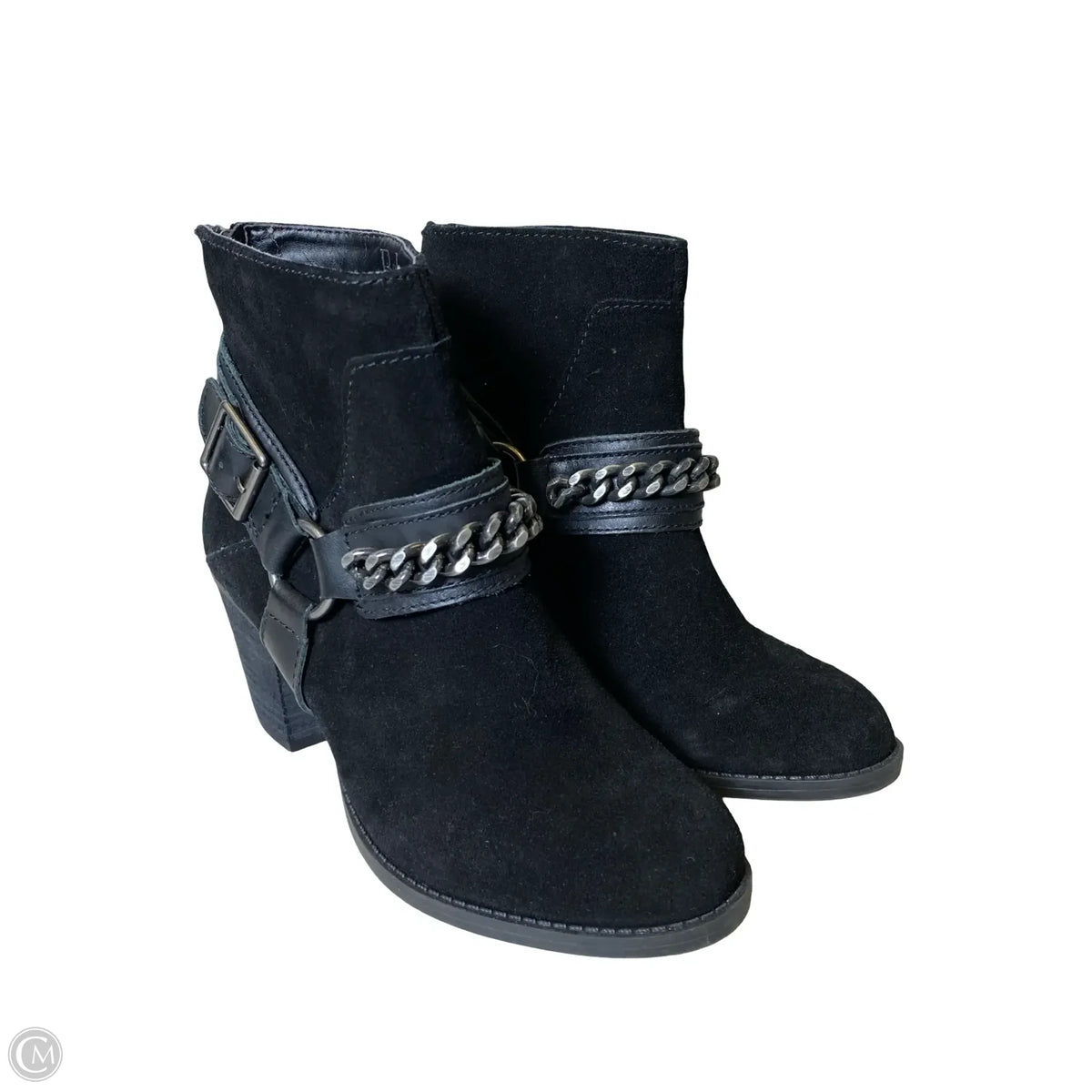 Boots Ankle Heels By Reba In Black, Size: 5.5