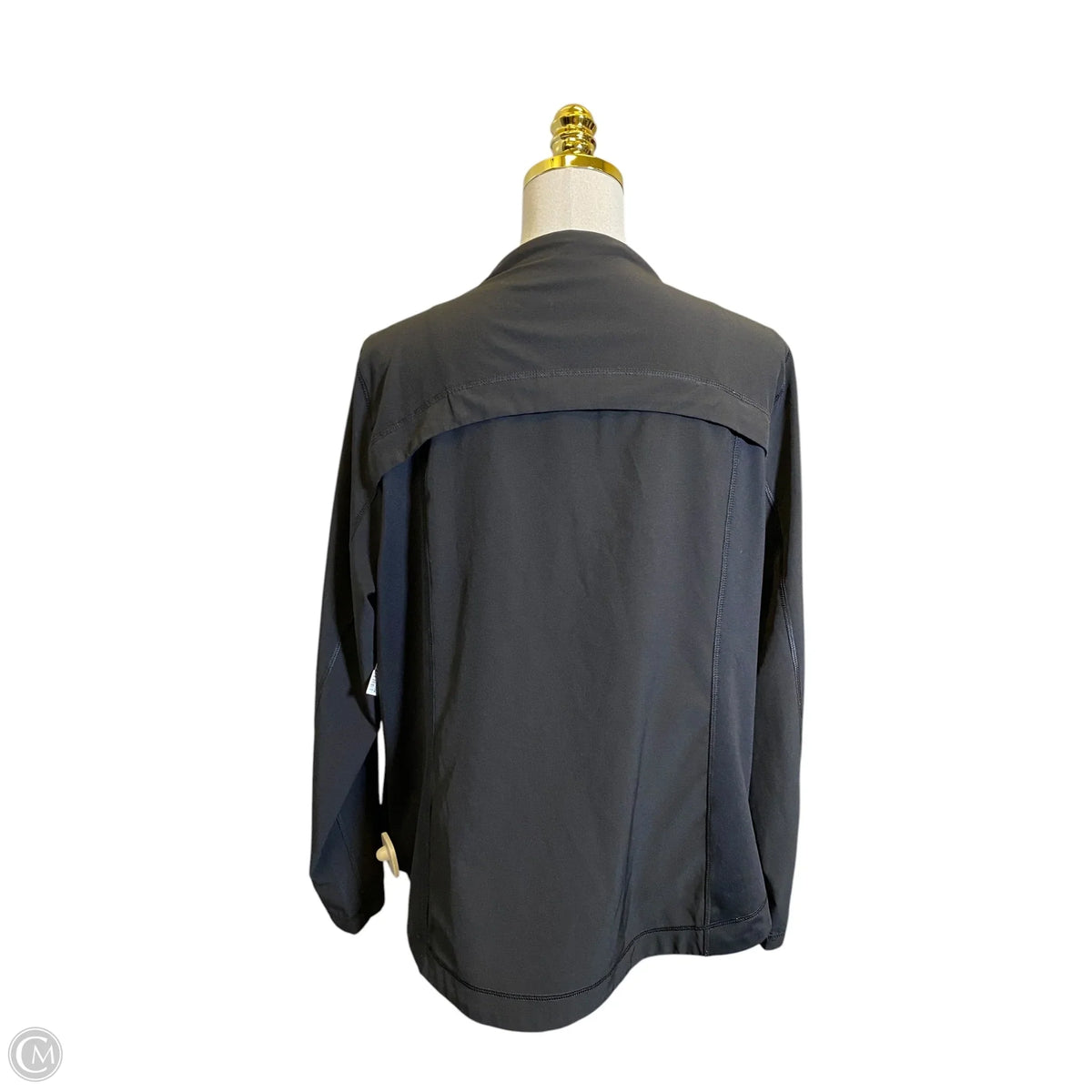 Athletic Jacket By Chicos In Black, Size: L