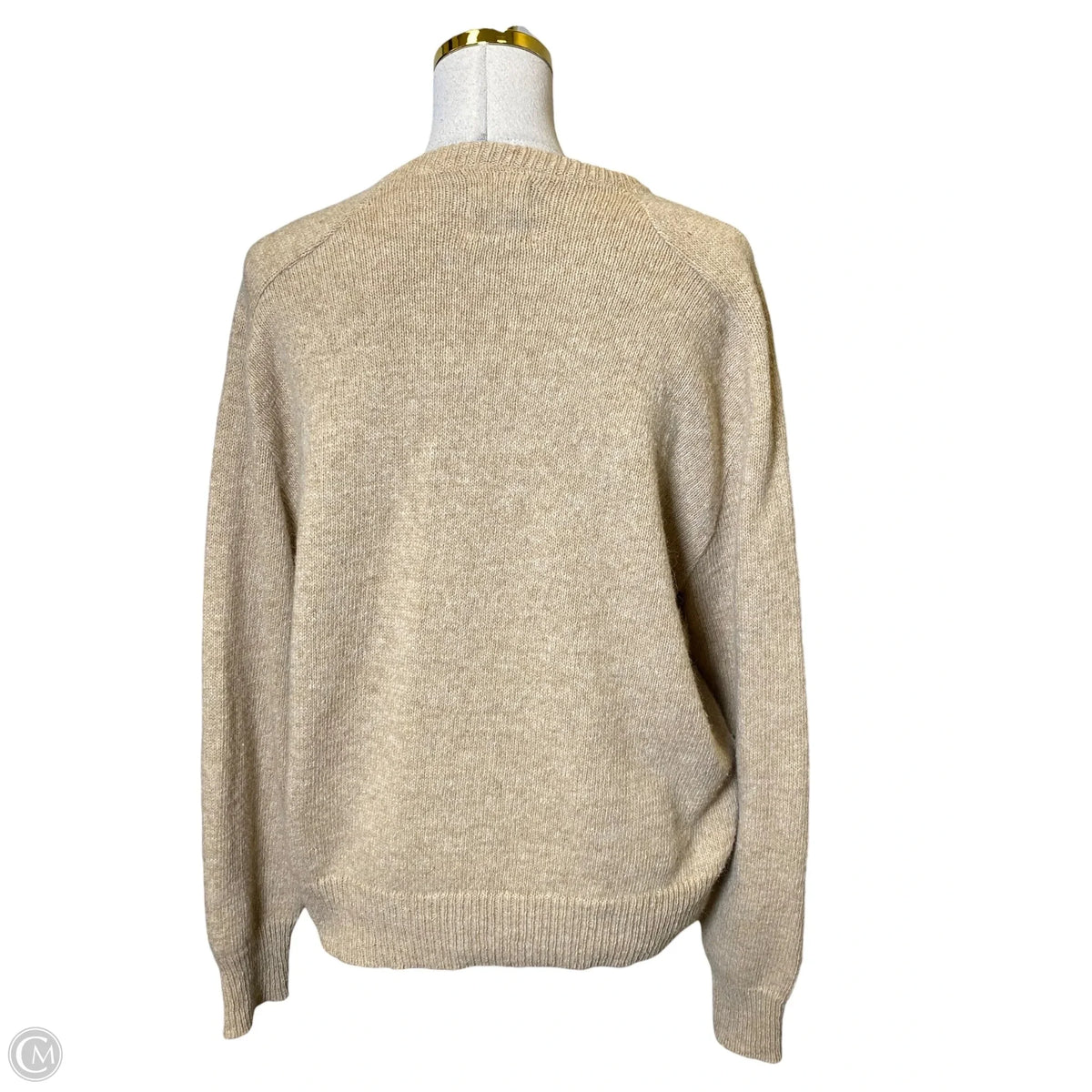 Sweater By Clothes Mentor In Beige, Size: L