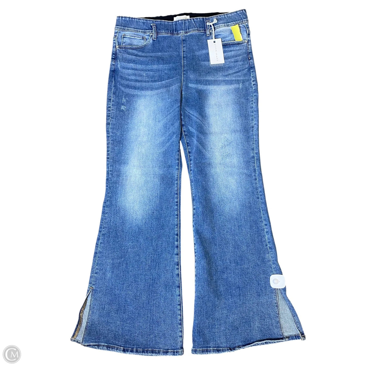 Jeans Flared By Risen In Blue Denim, Size: 20