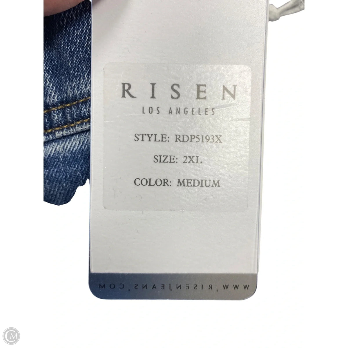 Jeans Flared By Risen In Blue Denim, Size: 20