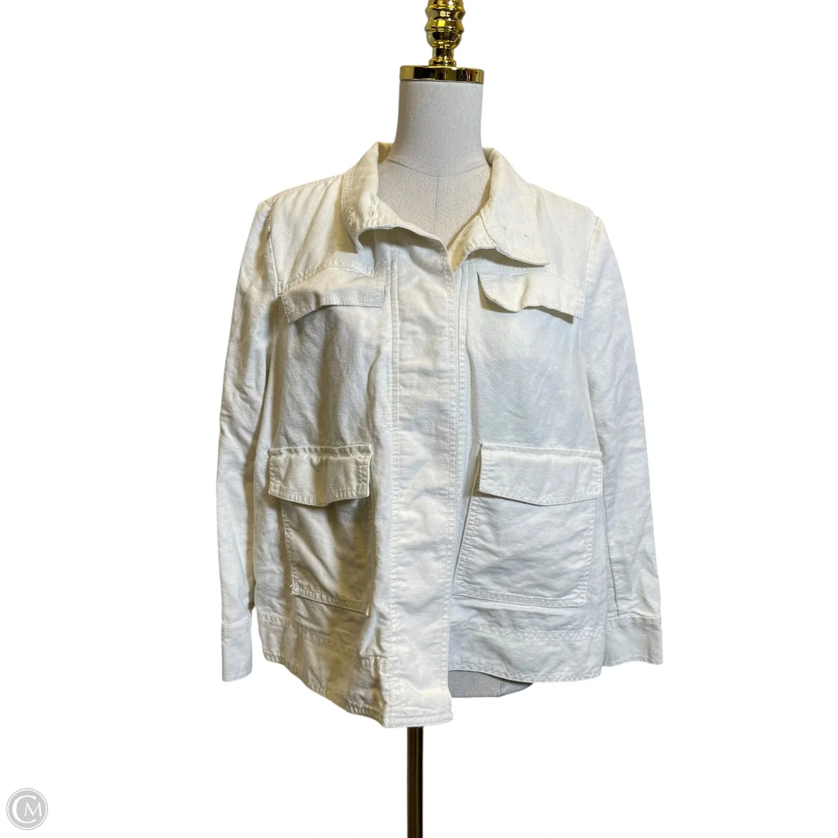 Jacket Other By Loft In Cream, Size: L