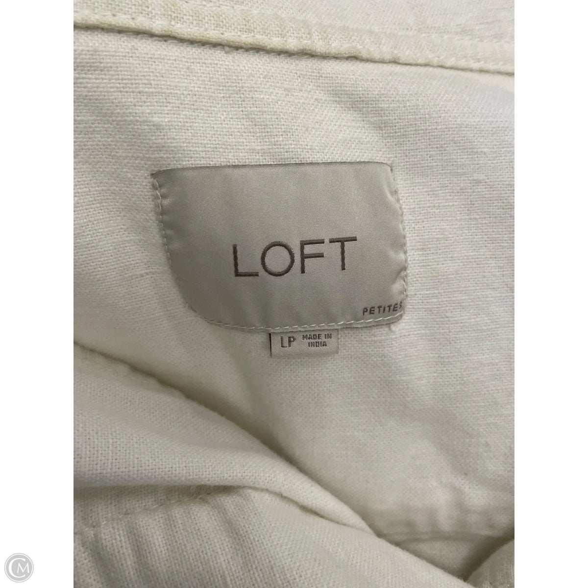 Jacket Other By Loft In Cream, Size: L