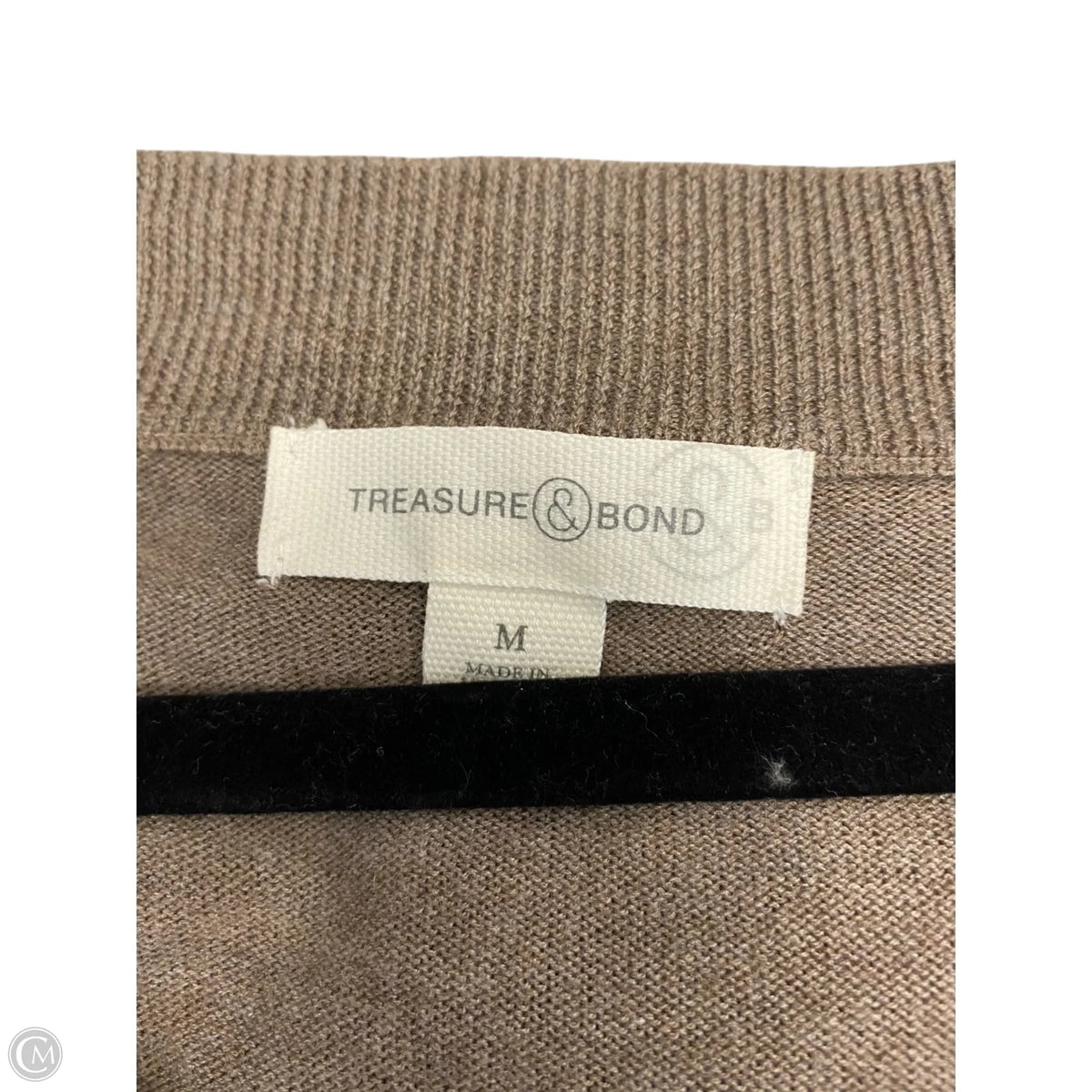Sweater By Treasure And Bond In Brown, Size: M