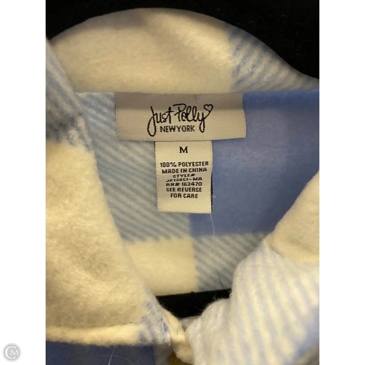 Jacket Other By Just Polly In Blue & White, Size: M