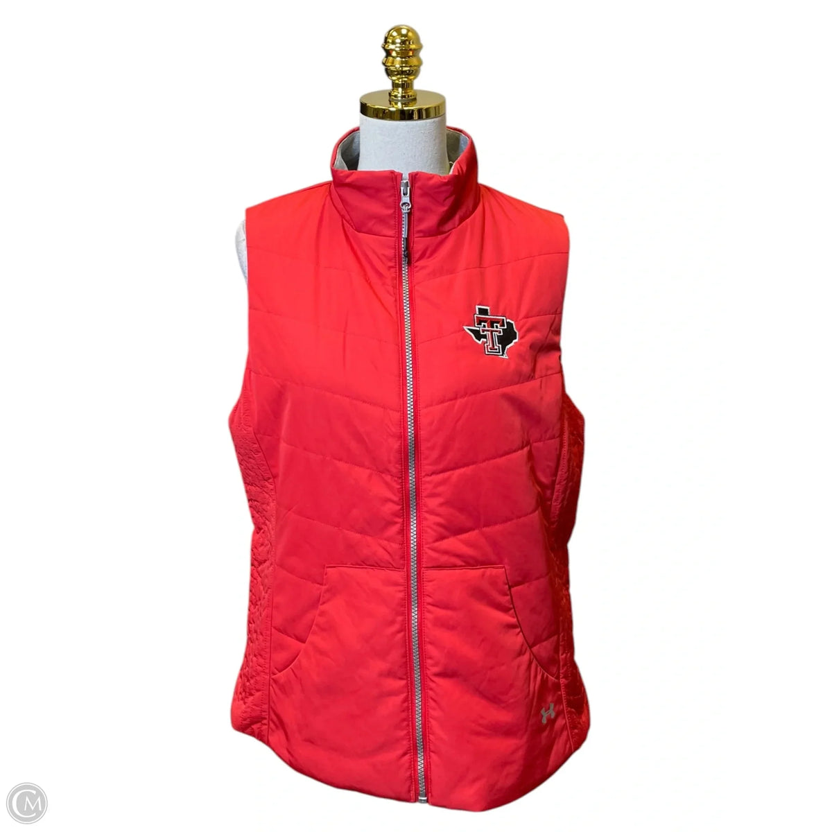 Vest Puffer & Quilted By Under Armour In Red, Size: L