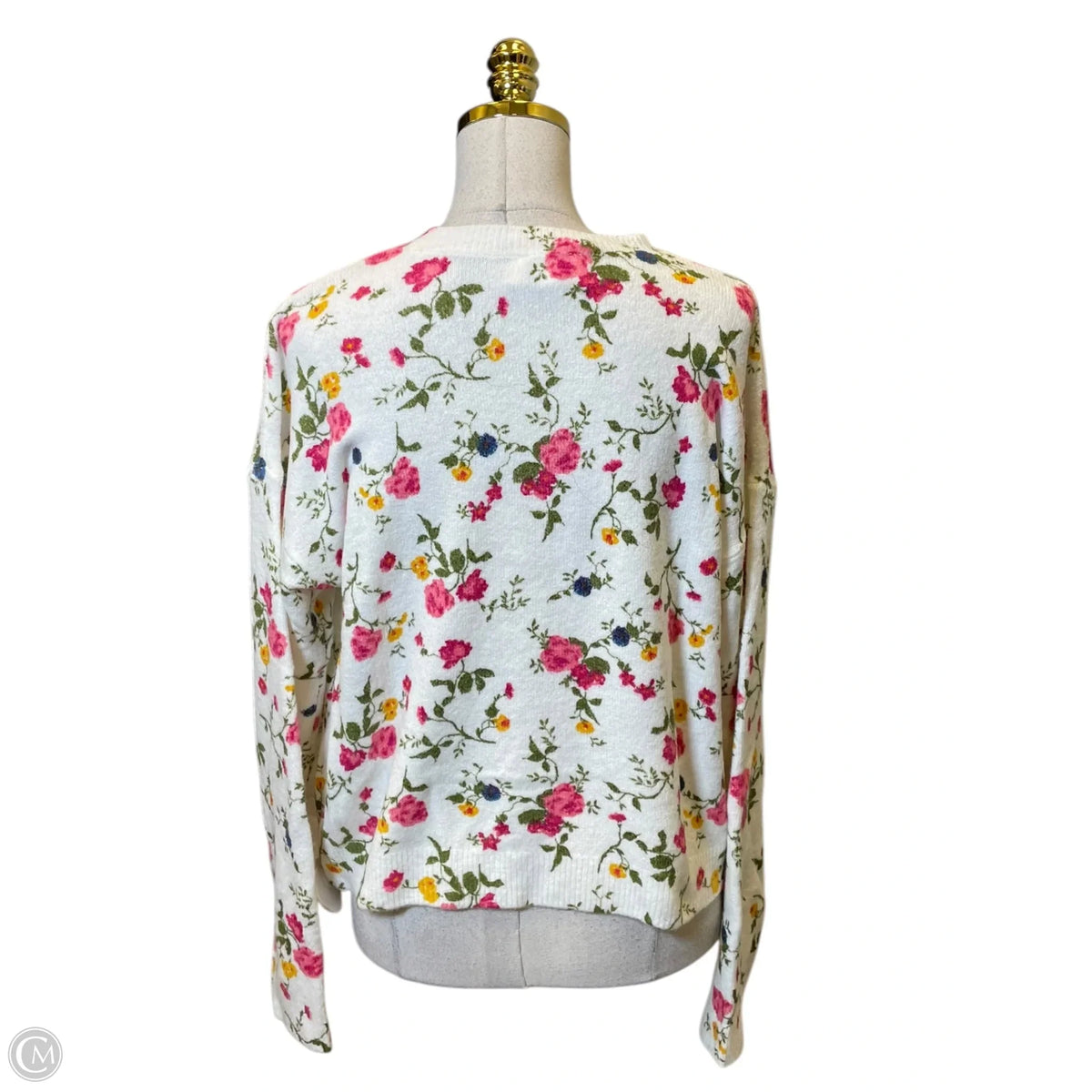 Sweater By Cece In Floral Print, Size: M