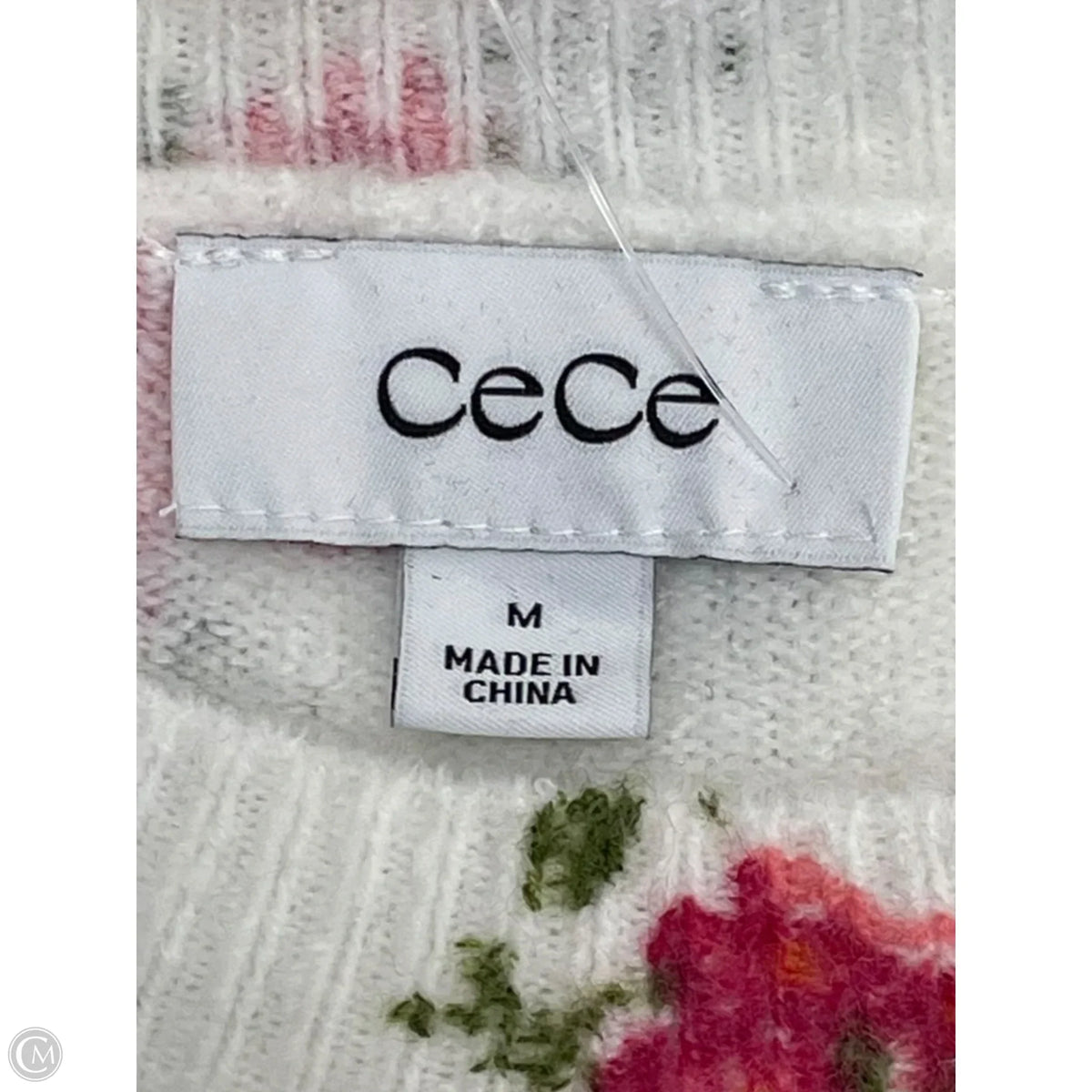 Sweater By Cece In Floral Print, Size: M