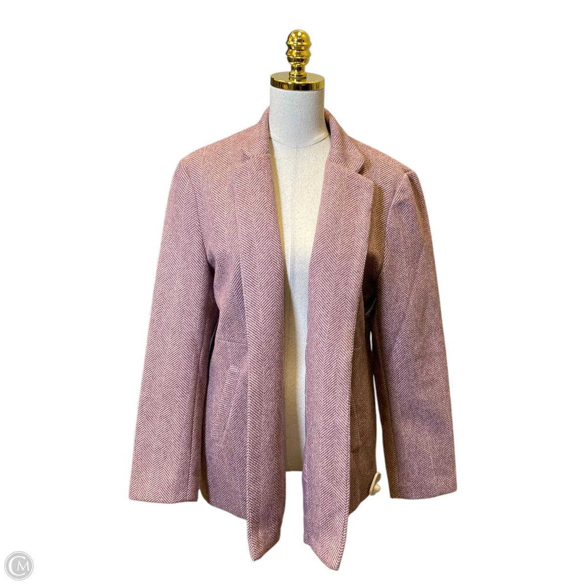 Blazer By Clothes Mentor In Pink, Size: L
