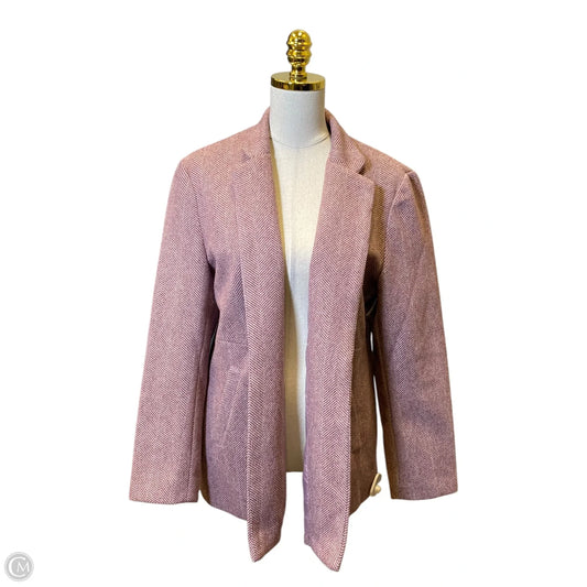Blazer By Clothes Mentor In Pink, Size: L