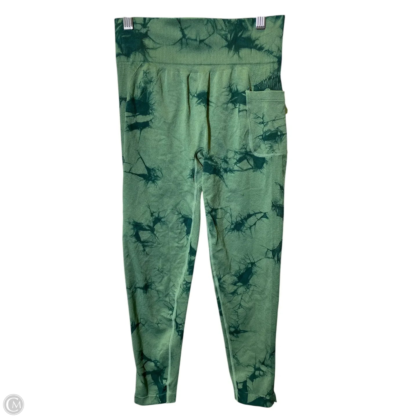 Athletic Leggings By Clothes Mentor In Green, Size: L