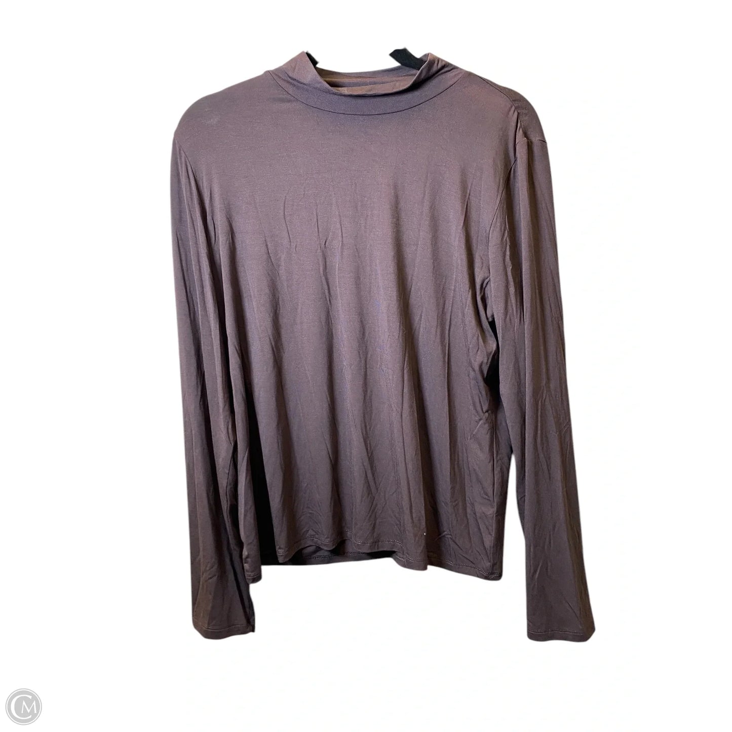 Top Long Sleeve By Alex Marie In Brown, Size: Xl