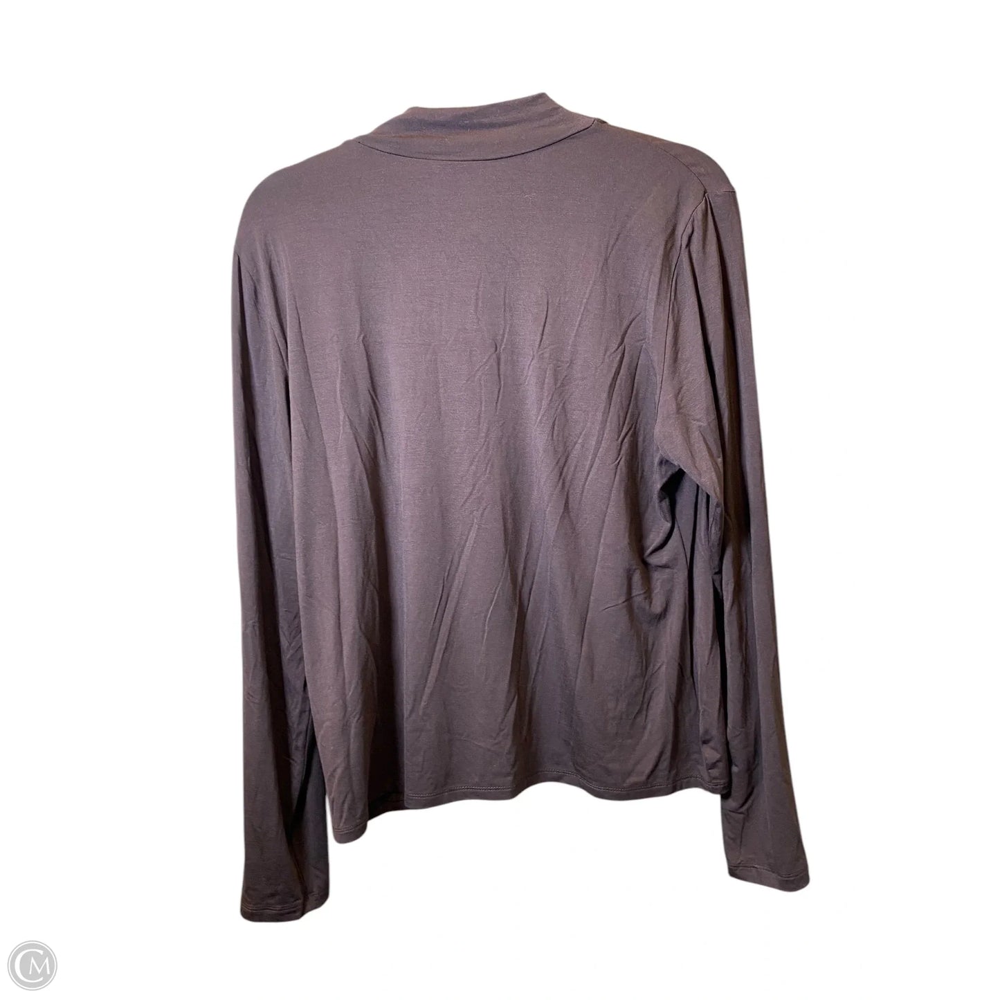 Top Long Sleeve By Alex Marie In Brown, Size: Xl