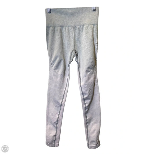 Athletic Leggings By Gym Shark In Grey & Pink, Size: S
