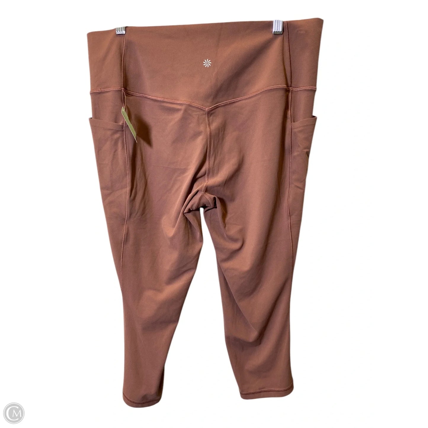 Athletic Leggings Capris By Athleta In Peach, Size: Xl