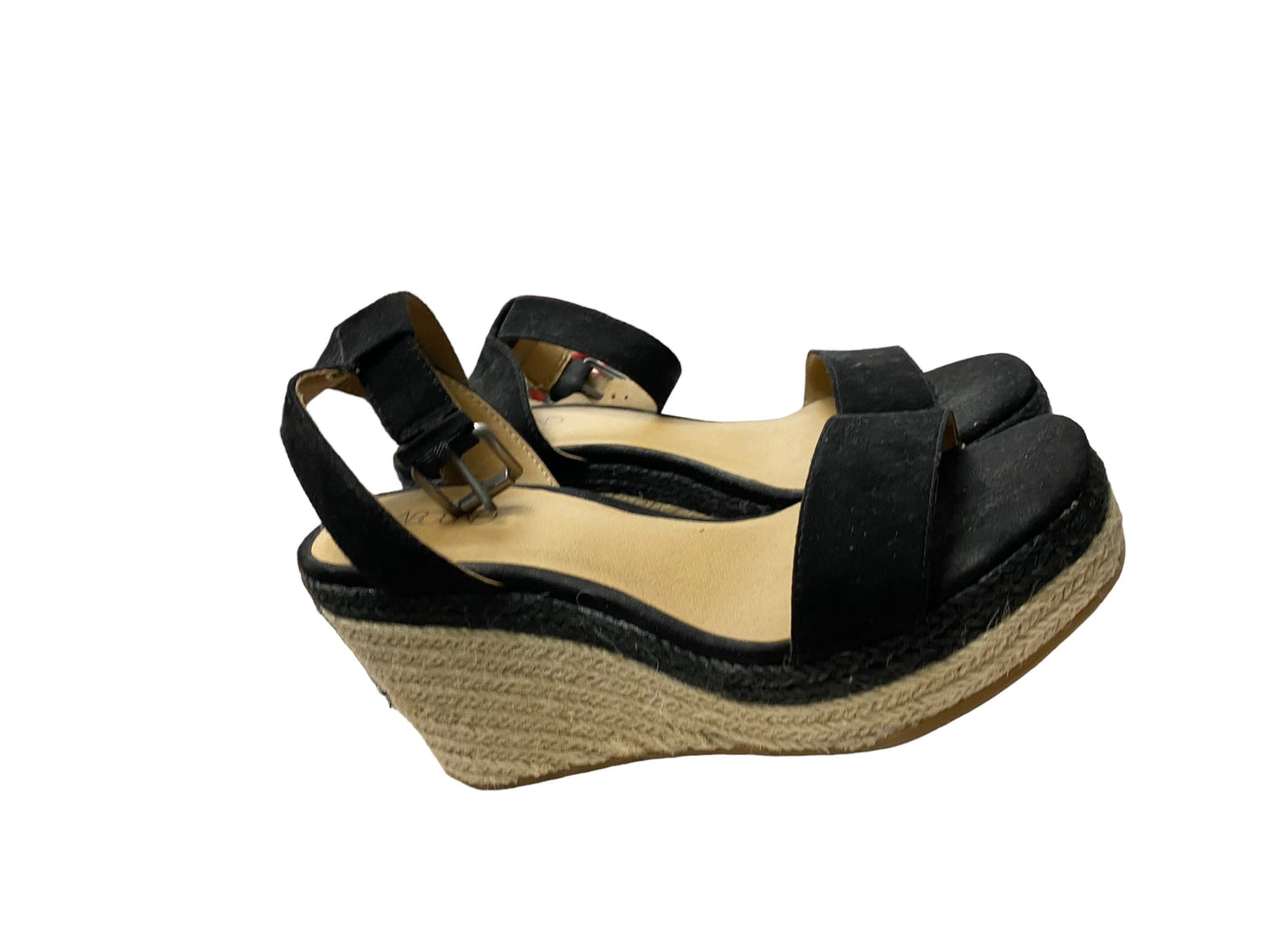 Shoes Heels Wedge By Abound In Black, Size: 7