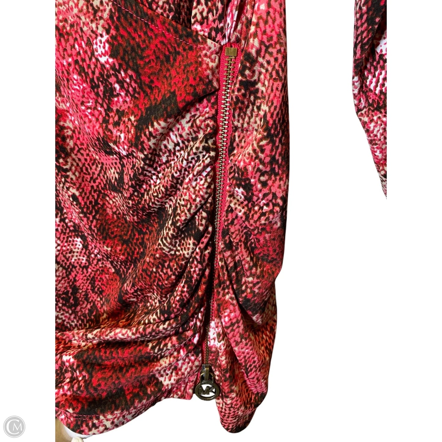 Top 3/4 Sleeve By Michael By Michael Kors In Multi-colored, Size: M