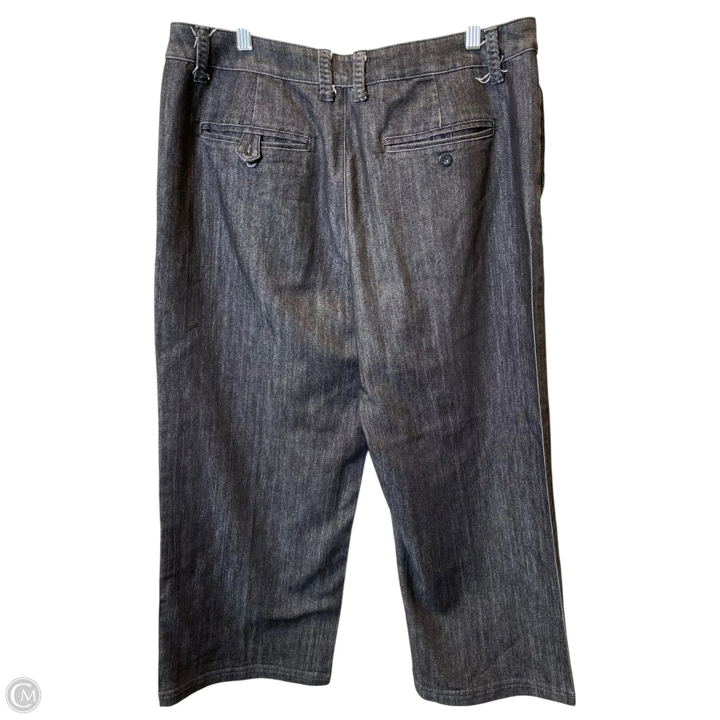 Jeans Straight By Coldwater Creek In Black Denim, Size: 16